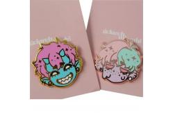 China Custom Metal Enamel Pins With Backing Cards Heat Resistance High Precision supplier