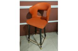 China Moisture Proof Anti Rust 75cm Wrought Iron Bar Stools supplier