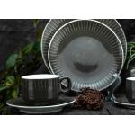 LFGB Fadeless 20Pc Embossed Color Dinnerware Sets for sale