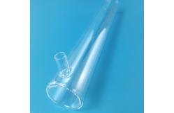 China Quartz Apparatus Quartz Reactor Double Wall Jacketed Immersion Well Photochemical Uv Photocatalytic supplier