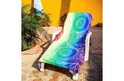 China Rectangular Microfiber Beach Towel With High Absorbency And Nature Inspired Designs supplier