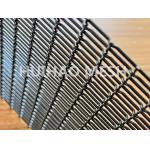 Facade Stainless Steel Architectural Mesh Metal Woven Wire Spray Black For Decorative Fence for sale