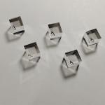 10x10x10mmt Transparent SiC Optical Lens 4H-SEMI Hardness 9.0 Customzied Shape for sale