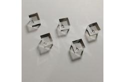 China 10x10x10mmt Transparent SiC Optical Lens 4H-SEMI Hardness 9.0 Customzied Shape supplier