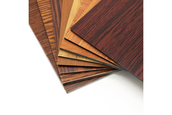 Antibacterial Wooden Aluminum Composite Panel ACM For Building Cladding