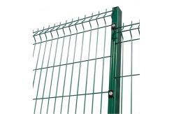 China Triangle 3d Curved Wire Mesh Fence 5mm Anti Corrosion supplier