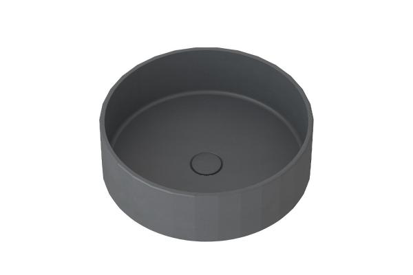Matte Finish 1 Basin Cement Sink With Center Drain Location