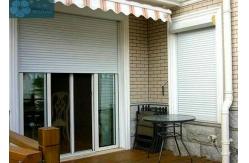 China 0.25mm Aluminum Hurricane Window Shutters With PU Foam supplier