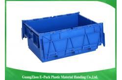 China Stardard Blue Large Plastic Storage Containers , Space Saving Plastic Bin Storage supplier
