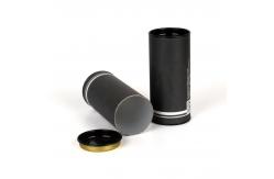 China Cylindrical Cardboard Paper Composite Cans With Metal Lid , Recyclable Material supplier