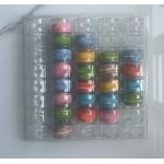 Plastic Tower Macaron Packaging Box  Customizable Design for sale