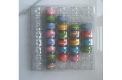 China Plastic Tower Macaron Packaging Box  Customizable Design supplier