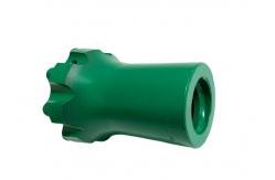 China T45 102mm High Wear Resistance Spherical Ballistic Threaded Drill Button Bit supplier
