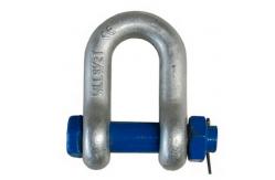 China Galvanized G2150 Boat Anchor  Screw Pin Chain Shackle With Safety Bolt Pin supplier