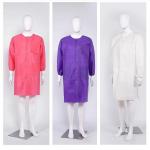 Polypropylene Nonwoven SBPP Disposable Lab Coats With Logo Printing and Customization for sale