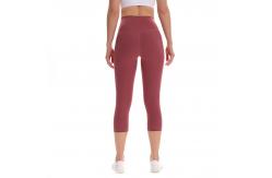 China Spandex Polyester Women Gym Leggings Ladies Elasticated Cropped Trousers supplier