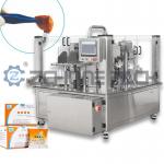 Povidone Iodine Cotton Ball Packing Machine Solid Plus Liquid Dual Material Multifunctional Packaging Machine for sale