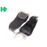 10A Grade 4x4 Free Part  Human Hair Closure / Full Lace Wigs With Baby Hair for sale