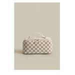 China High End Leather Lining Makeup Bag Multiple Layers Large Capacity manufacturer