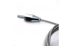 China Steel Wire Rope Crimped With Snap Hook Toggle Cable Gripper Suspension Kit supplier