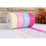 4CM snow yarn with ribbon transparent pearl yarn with wedding ribbon wholesale flowers tied ribbon for sale