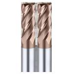 HRC55 Golden Color 4 Flute Long Shank Square End Mill Cutter 1/4 Inch Bronze Coating for sale