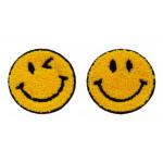 Eco-Friendly Towel Felt Custom Sew On Embroidered Patches / Garment Accessories