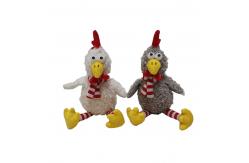 China Easter Plush Toy 2 CLR Chickens With Squeeze Box supplier