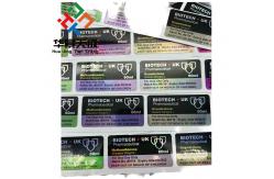 China Blue Plastic Vial Vial Labels with Offset Printing for Plastic Vials supplier