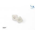 Small Snap Purse Closure K2277 , Square Shape Magnetic Purse Fasteners for sale