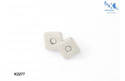 China Small Snap Purse Closure K2277 , Square Shape Magnetic Purse Fasteners supplier