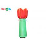 190T Oxford Cloth 3D Inflatable Flower Model For Outdoor Advertising Promotion Display for sale