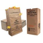 Large Biodegradable Lawn Leaf Paper Bags Paper Trash Compostable Yard Waste Paper Bag for sale