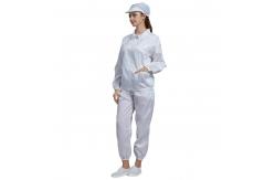 China Waterproof Anti Static Coverall ESD Lint Free Reusable clean room overall supplier