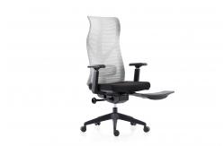China BAILI Mesh Swivel Office Chair 15.2KG With Lumar Support And Footrest supplier