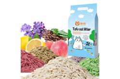 China Dia 1.5mm 1.8mm 2.0mm Tofu Sand Litter For Cat supplier