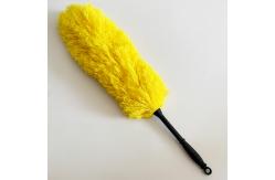 China Durable Flexible Telescoping Handle Soft Scalable Microfiber Cleaning Cleaner Handle Feather Static Duster supplier