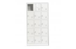 China Gym Lockable Safety 15 Door Digital Metal Lockers KD Structure supplier