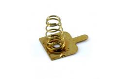 China Pcb Aaa Battery Spring Connector Aa Copper Wire Electrical Contact Coil supplier