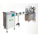 XHL-YG Spray Liquid Bottle Unscrambling, Filling,Capping Turning & Pressing Production Line for sale