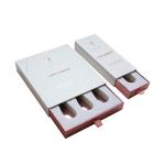 Custom Luxury Drawer Style Paper Cosmetic Packaging Box For Lashes Or Makeup Brush for sale