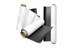 China ODM PVC White Flexible Magnetic Material Sheet Roll With Laminate PET Film supplier