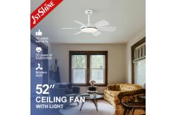 China 1stshine Modern DC Remote 6 Blades LED Ceiling Fan with Light and Consumption supplier