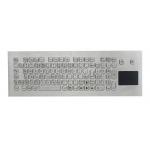 Industrial Waterproof keyboard with Integrated touchpad for Kiosk for sale