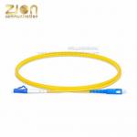 Single Mode LC UPC To SC UPC Simplex G.652.D PVC 2m Length FOPC for sale