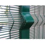 ISO9001 3d Curved Wire Mesh Fence 4ft Easily Assembly Rust Resistance