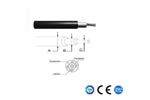 6mm2 1000V AC TUV 2pfg1169 Certificated Double Insulated PV DC Solar Cable XLPE