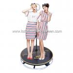 3 - 5 Person 360 Rotating Photo Booth With Selfie Bracket for sale