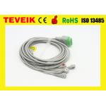 Teveik Factory Reusable GE Marquette 5 leads 11pin ECG Cable For Patient Monitor for sale