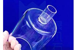 China High Temperature Resistant Condenser Sio2 Quartz Glass Products supplier